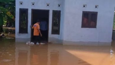 Banjir yang terjadi di Kabupaten Parigi Moutong, Sulawesi Tengah, Rabu (18/6/2025). (Dok.Kementerian Sosial/IST)