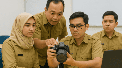 Ilustrasi: Pelatihan dasar fotografi dan penulisan press release bagi ASN PPPK. (interkini.co)