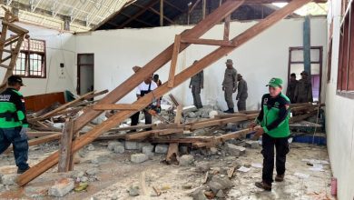 Bangunan terdampak gempa di Kabupaten Poso