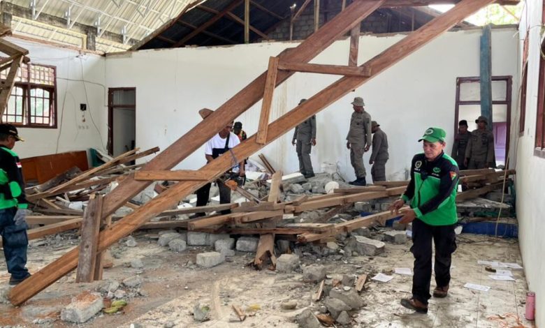 Bangunan terdampak gempa di Kabupaten Poso