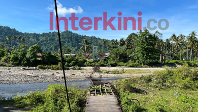 Kondisi terkini jembatan gantung yang ambruk di Desa Galumpang, Kecamatan Dako Pemean, Tolitoli, Kamis (11/9/2025). (Foto: Sulis/Wrg/In)