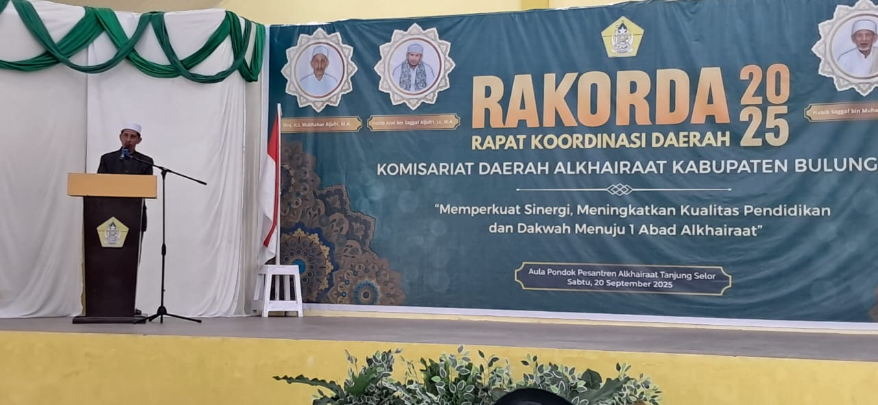 Ketua Komisariat Daerah (Komda) Alkhairaat Bulungan, Sayyid Muthahar Al Jufri