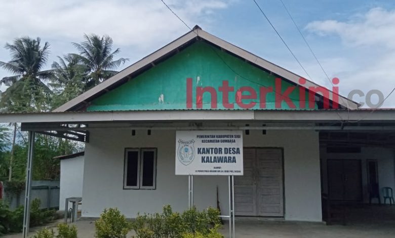 Kantor Desa Kalawara (Foto : a6/interkini.co)