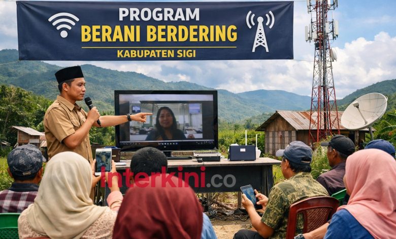 Ilustrasi Program Berani Berdering dorong transformasi digital desa di Sigi. (Foto: Dok. INTERKINI.CO