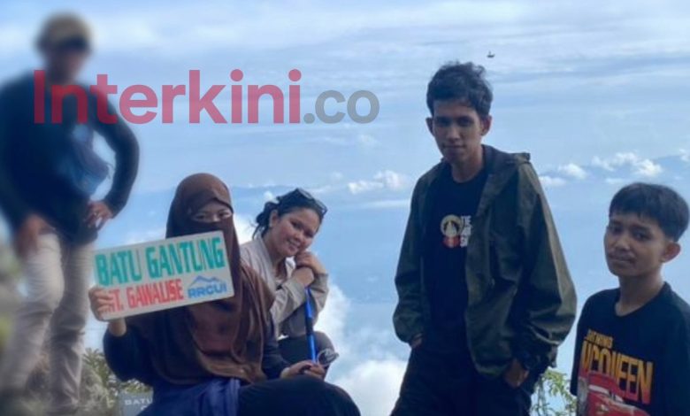 Panorama Batu Gantung di Gunung Gawalise, Kecamatan Kinovaro, Kabupaten Sigi. (Foto: INTERKINI.CO)