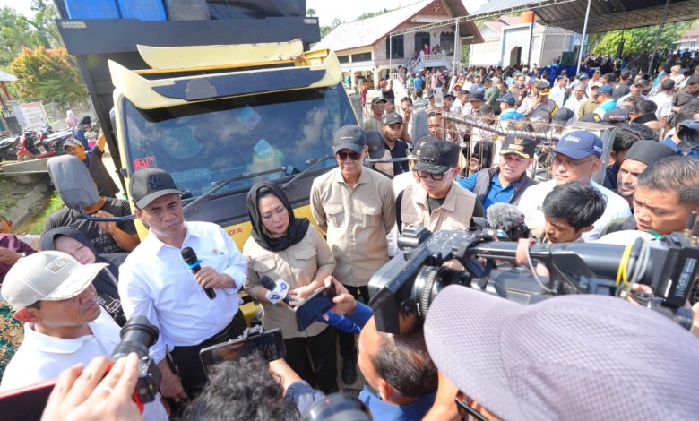Pemerintah Bergerak Bersama Rehabilitasi Sawah Terdampak Bencana Sumatra Foto (IST)