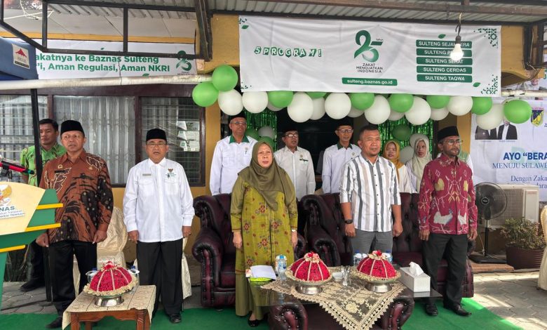 Wakil Gubernur Sulawesi Tengah Reny A. Lamadjido menghadiri peringatan HUT ke-25 BAZNAS Sulawesi Tengah di Palu, Jumat (17/1/2026). (Foto: hd.A6/INTERKINI.CO)