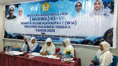 Suasana Muswil ke-VI Pengurus Wilayah Wanita Islam Alkhairaat Provinsi Sulawesi Tengah. (Foto: hd.in)