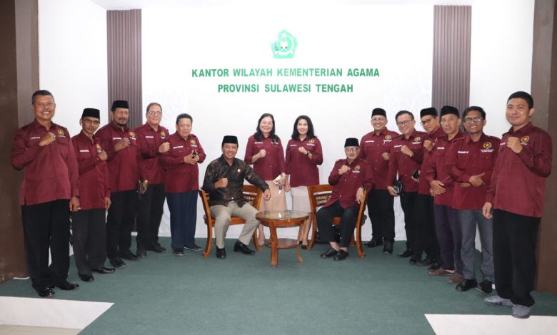kunjungan silaturahmi pengurus FKUB Sulteng ke Kantor Wilayah Kementerian Agama Sulawesi Tengah, Rabu, 21 Januari 2026
