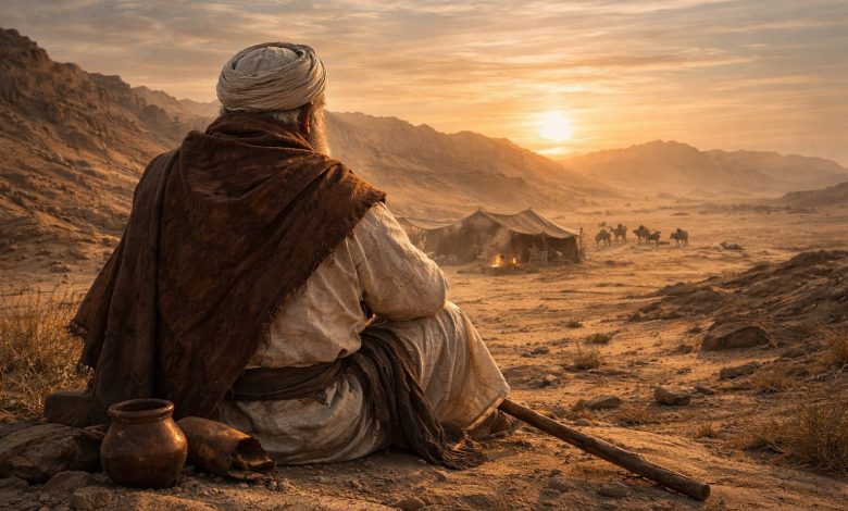 Ilustrasi suasana kesederhanaan dan keteguhan iman.