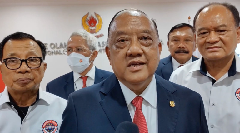 Ketum KONI Pusat Marciano Norman mengecam pelecehan seksual di dunia olahraga prestasi. (Foto: Humas KONI Pusat/Infopublik.id)