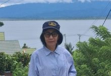 Anggota DPRD Kabupaten Sigi, Ferra, saat berada di kawasan Danau Lindu, Kecamatan Lindu. (Foto: Dok. Vr/IN)