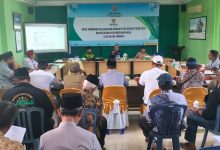 Ketua BAZNAS Tarakan pada Rakor Qurban 2026 dan Pelatihan Penyembelihan Halal di Kantor BAZNAS Tarakan, Sabtu (2/5/2026).
