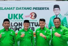 Empat calon ketua PKB Parigi Moutong mengikuti UKK di DPW PKB Sulteng.