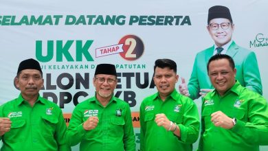 Empat calon ketua PKB Parigi Moutong mengikuti UKK di DPW PKB Sulteng.