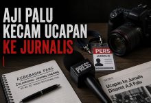 Ilustrasi kebebasan pers dan sorotan terhadap ucapan kepada jurnalis yang dipersoalkan AJI Kota Palu.