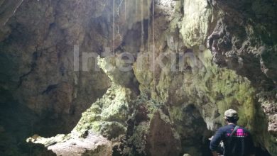Pamona Cave in Tentena, Poso Regency, Central Sulawesi, Indonesia, offers natural beauty and cultural value with its unique rock formations inside the cave.(Photo: Doc. SLS/INTERKINI.CO)