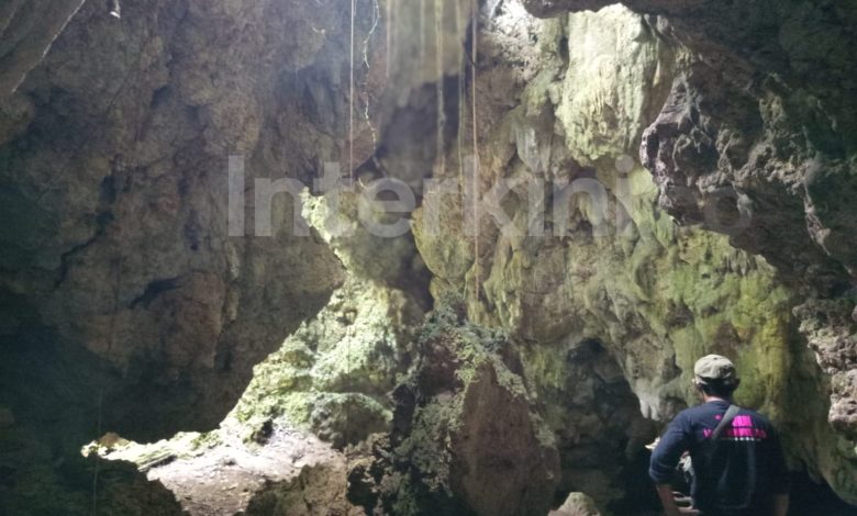 Pamona Cave in Tentena, Poso Regency, Central Sulawesi, Indonesia, offers natural beauty and cultural value with its unique rock formations inside the cave.(Photo: Doc. SLS/INTERKINI.CO)