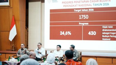 Kementerian Kebudayaan menetapkan 430 Cagar Budaya Peringkat Nasional sepanjang Maret–April 2026. (Foto: Dok. Kementerian Kebudayaan/InfoPublik)