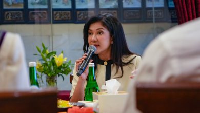 Fifi Aleyda Yahya saat sosialisasi PP Tunas kepada Puteri Indonesia 2026 di Jakarta, Senin (15/6/2026). (Foto: Agus Siswanto/InfoPublik)