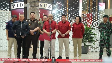 Direktur Penyidikan Jampidsus Kejaksaan Agung, Syarief Sulaeman Nahdi, saat konferensi pers di Gedung Kejaksaan Agung, Jakarta, Rabu (3/6/2026). (Dok. Puspenkum Kejagung)