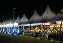 Suasana pembukaan MTQ XXXI Tingkat Provinsi Sulawesi Tengah di kawasan Taman Likuifaksi, Kabupaten Sigi, Minggu malam (7/6/2026). Pada pelaksanaan kegiatan tersebut, sejumlah wartawan mengeluhkan pembatasan akses di beberapa area peliputan. (Foto: Ist)