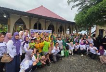 Peserta Muscab III PDGI Morowali-Morowali Utara berfoto bersama dalam rangkaian kegiatan musyawarah cabang dan bakti sosial di Morowali, Sabtu (13/6/2026).