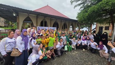 Peserta Muscab III PDGI Morowali-Morowali Utara berfoto bersama dalam rangkaian kegiatan musyawarah cabang dan bakti sosial di Morowali, Sabtu (13/6/2026).