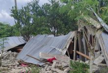 Kerusakan rumah warga di Kecamatan Nokilalaki, Kabupaten Sigi, pascagempa Magnitudo 6,7, Selasa (16/6/2026). Wilayah ini menjadi salah satu daerah terdampak yang dilaporkan mengalami korban luka akibat gempa. Foto: GW/TRK.