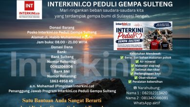 Posko Interkini Peduli Gempa Sulteng membuka penggalangan bantuan untuk mendukung kebutuhan dasar warga terdampak gempa bumi di Sulawesi Tengah. (Dok. Interkini.co)