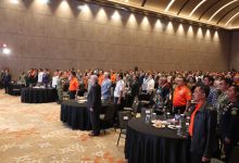 Suasana pembukaan Indonesia International Search and Rescue Exhibition, Forum and Challenge (IISAR) 2026 di Nusantara International Convention Exhibition (NICE), PIK 2, Tangerang, Kamis (9/7/2026). Ajang internasional ini menjadi forum penguatan kolaborasi dan inovasi di bidang pencarian dan pertolongan (SAR) global.