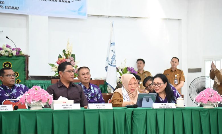 Wakil Gubernur Sulawesi Tengah Reny A. Lamadjido menghadiri kegiatan GPID di Palu, Senin (13/7/2026), dan mengajak gereja serta pemerintah bersinergi melindungi generasi muda dari narkoba dan dekadensi moral.