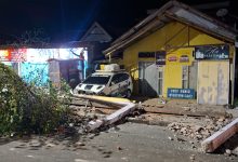 Kondisi salah satu bangunan yang mengalami kerusakan akibat gempa magnitudo 5,4 di Kabupaten Buol, Sulawesi Tengah, Minggu (12/7/2026). BNPB melaporkan gempa yang berpusat di laut itu menyebabkan satu pasien RSUD Mokoyurli meninggal dunia akibat syok dan memicu kepanikan warga. Foto: BPBD Kabupaten Buol.