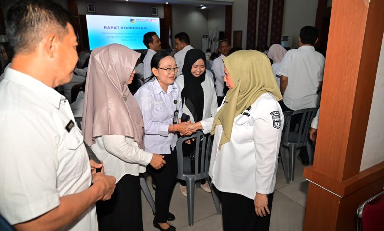 Wakil Gubernur Sulteng Reny A. Lamadjido membuka Rakor pengadaan barang dan jasa di Kantor Gubernur Sulawesi Tengah.