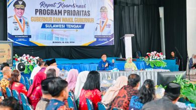Gubernur Anwar Hafid memimpin Rapat Koordinasi Program Prioritas di Morowali yang menegaskan sembilan program prioritas sebagai acuan pembangunan Sulawesi Tengah.
