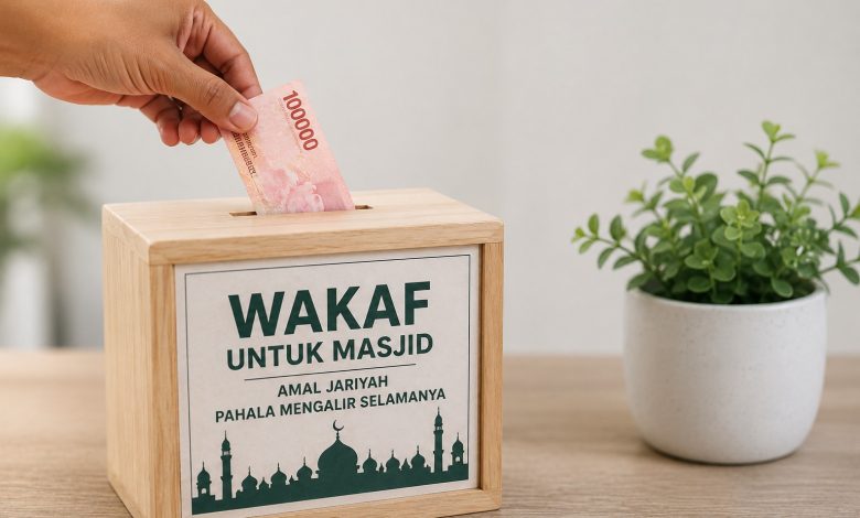 Ilustrasi wakaf uang. Sekecil apa pun yang diikhlaskan di jalan Allah dapat menjadi amal jariah yang pahalanya terus mengalir. (Foto: Ilustrasi)
