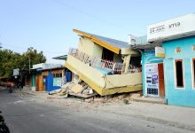 Kerusakan bangunan yang terdampak gempabumi M7,7 di Kabupaten Manggarai Timur. Sumber : BPBD Kabupaten Manggarai Timur