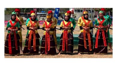 Ilustrasi Tari Inolu, salah satu kesenian tradisional yang merepresentasikan kekayaan budaya dan identitas masyarakat Sigi. (Foto: Istimewa)