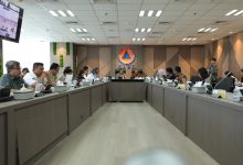 Rapat BNPB dan Ombudsman RI membahas monitoring pelayanan kebencanaan NTT dan Sumatra di Graha BNPB, Jakarta, Rabu (2/9/2026).