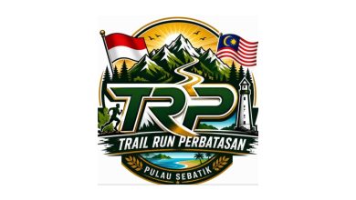 Logo Trail Run Perbatasan Pulau Sebatik 2026.