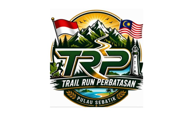 Logo Trail Run Perbatasan Pulau Sebatik 2026.