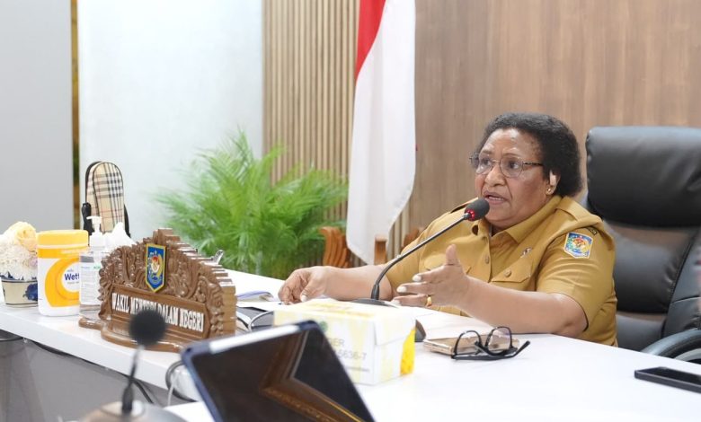 Wamendagri Ribka Haluk dalam sebuah agenda di Jakarta, Selasa (8/9/2026).