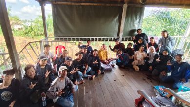 Komunitas alam dari sejumlah daerah berkumpul dalam kegiatan di Sei Manggaris, Kabupaten Nunukan. Foto: Asnani/Interkini.co